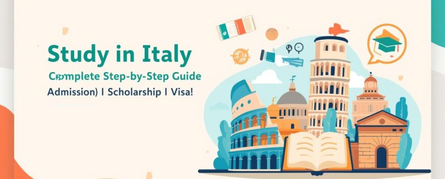 Study in Italy – Complete Step-by-Step Guide (Admission → Scholarship → Visa)
